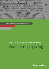 Vademecum Advocatuur 2023 -  - 9789462127883