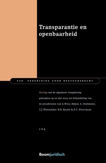 Transparantie en openbaarheid, A.T. Marseille - Paperback - 9789462127890