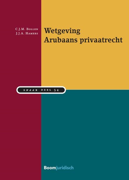 Wetgeving Arubaans privaatrecht 2023/2024, C.M.J. Bollen ; J.J.A. Hamers - Paperback - 9789462128484