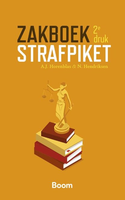 Zakboek strafpiket, A.J. Horenblas ; N. Hendriksen - Paperback - 9789462129139