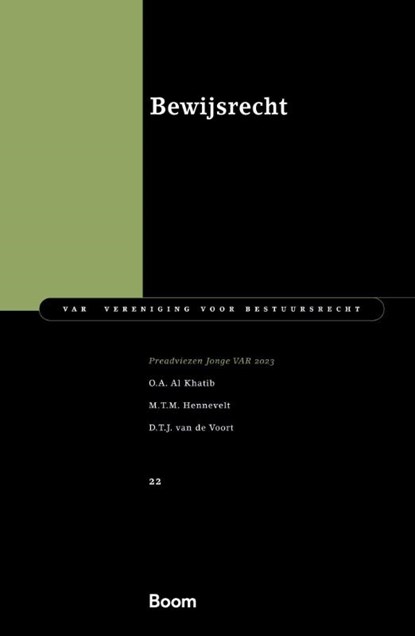 Bewijsrecht, Dries van de Voort ; Michiel Hennevelt ; Ola Al Khatib - Paperback - 9789462129337