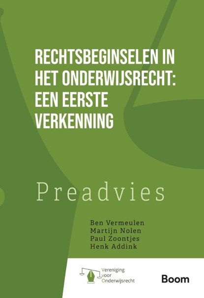 Rechtsbeginselen in het onderwijsrecht: een eerste verkenning, R. van Schoonhoven - Paperback - 9789462129528
