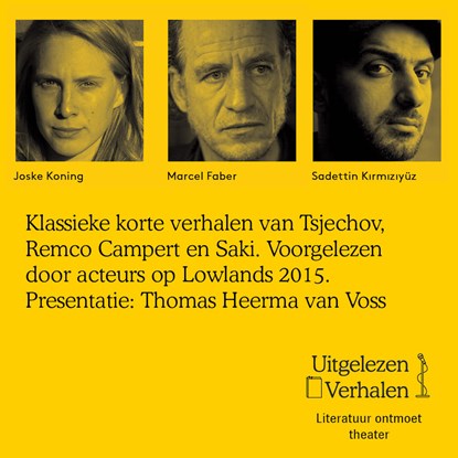 Lowlands 2015, Anton Tsjechov ; Remco Campert ; Saki - Luisterboek MP3 - 9789462175365