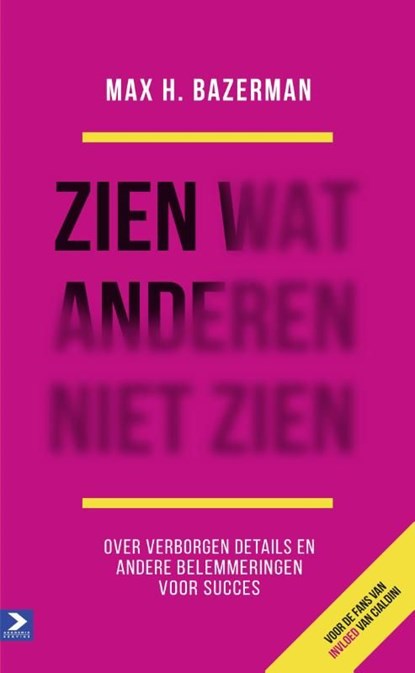 Zien wat anderen niet zien, Max H. Bazerman - Ebook - 9789462201156