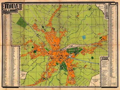 Stadsplattegrond Eindhoven 1925, niet bekend - Gebonden - 9789462261440