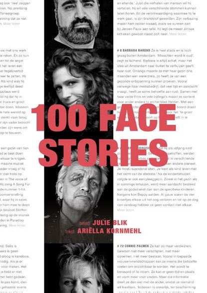 100 Facestories, Ariëlla Kornmehl ; Julie Blik - Paperback - 9789462262881