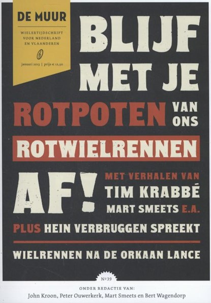 De muur, Bert Wagendorp - Paperback - 9789462310001