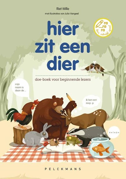 hier zit een dier, Riet Wille - Paperback - 9789462347557