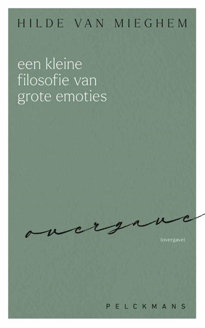 Een kleine filosofie van grote emoties, Hilde van Mieghem - Paperback - 9789462347618