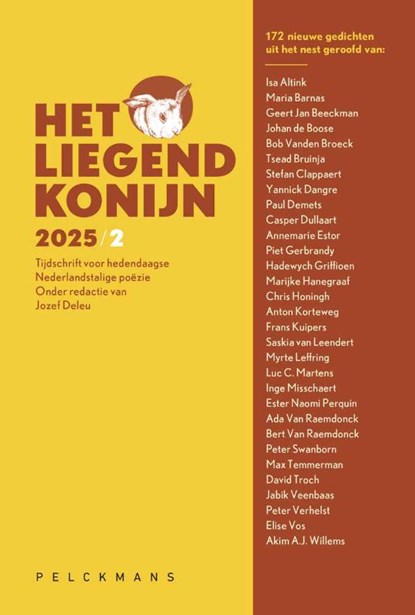 Het Liegend Konijn 2025/2, Jozef Deleu - Paperback - 9789462348790