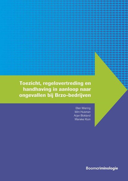 Toezicht, regelovertreding en handhaving in aanloop naar ongevallen bij Brzo-bedrijven, Ellen Wiering ; Wim Huisman ; Arjan Blokland ; Marieke Kluin - Paperback - 9789462362529