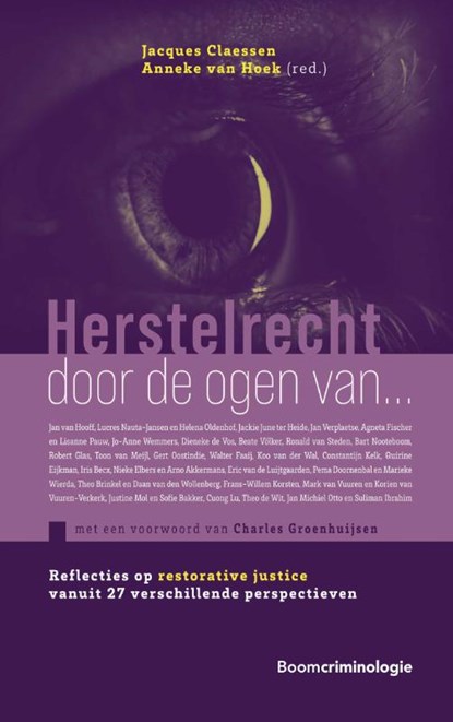 Herstelrecht door de ogen van..., Jacques Claessen ; Anneke van Hoek - Paperback - 9789462362727