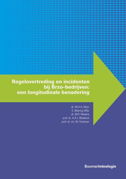 Regelovertreding en incidenten bij Brzo-bedrijven, M.H.A. Kluin ; E. Wiering ; M.P. Peeters ; A.A.J. Blokland ; W. Huisman - Paperback - 9789462369962