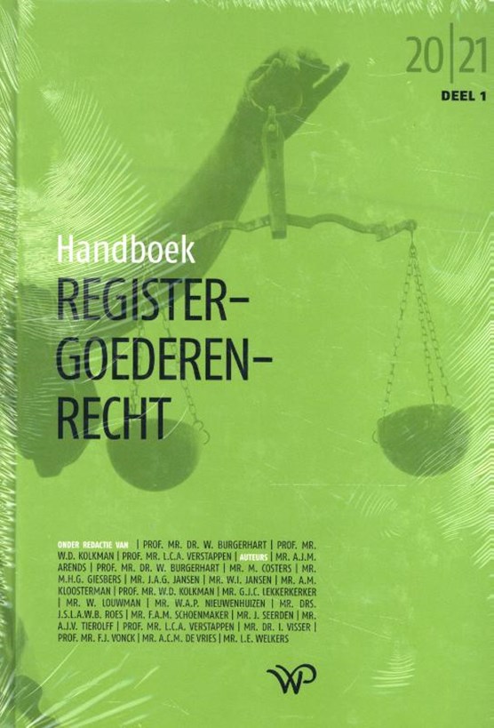 Handboek Registergoederenrecht 2020-2021 (set)
