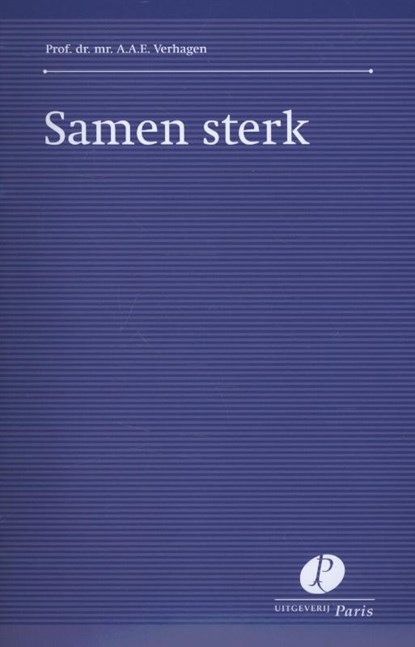 Samen sterk, A.A.E. Verhagen - Paperback - 9789462510593