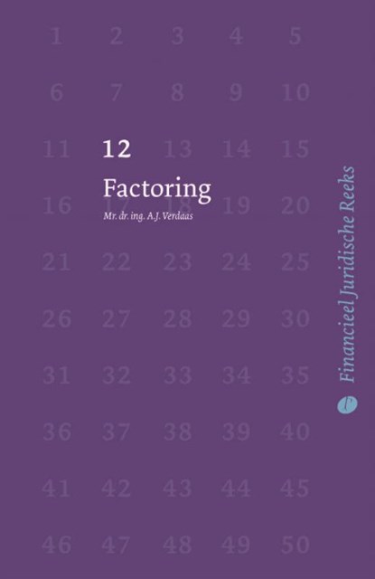 Factoring, A.J. Verdaas - Paperback - 9789462511583