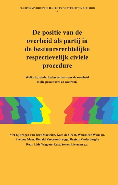 De positie van de overheid als partij in de bestuursrechtelijke respectievelijk civiele procedure., Bert Marseille ; Kars de Graaf ; Wemmeke Wisman ; Evelyne Maes ; Ronald van Crombrugge ; Beatrix Vanlerberghe - Paperback - 9789462513464