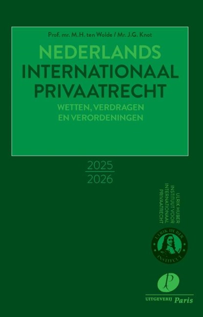Nederlands Internationaal Privaatrecht, M.H. ten Wolde ; J.G. Knot - Paperback - 9789462513839