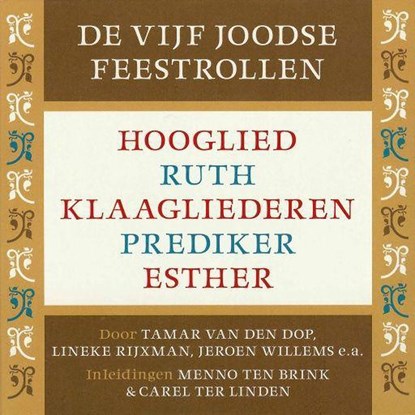 De vijf Joodse feestrollen, Menno Ten Brink - Luisterboek MP3 - 9789462665613