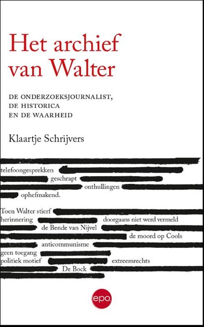 Het archief van Walter, Klaartje Schrijvers - Paperback - 9789462672017