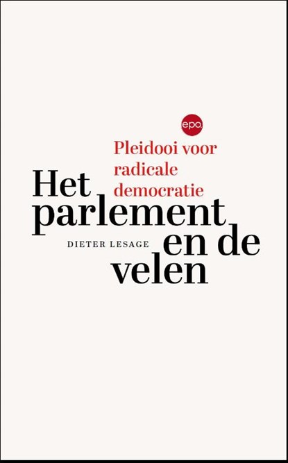 Parlement en de velen, Dieter Lesage - Paperback - 9789462673779