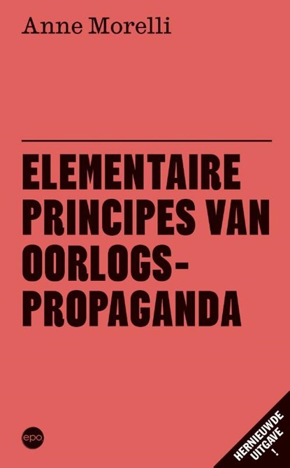 Elementaire principes van oorlogspropaganda, Anne Morelli - Paperback - 9789462673823