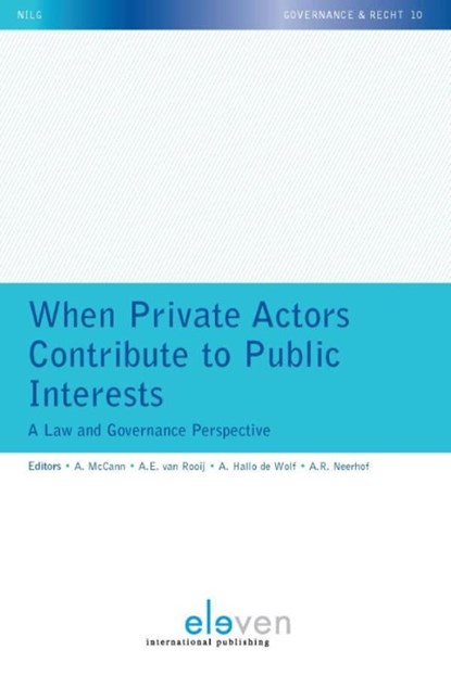 When private actors contribute to public interests, niet bekend - Ebook - 9789462741720