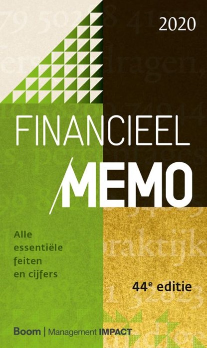 Financieel Memo 2020, Tim de Bondt ; Erik Eikelboom - Paperback - 9789462763920