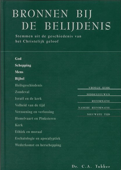 Bronnen bij de belijdenis / 1, C.A Tukker - Ebook - 9789462784178