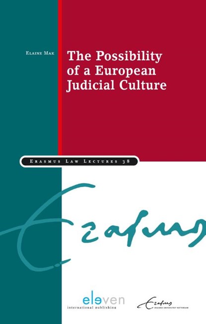 The possibility of a European judicial culture, Elaine Mak - Paperback - 9789462901131