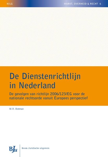 De dienstenrichtlijn in Nederland, Marleen Botman - Paperback - 9789462901339