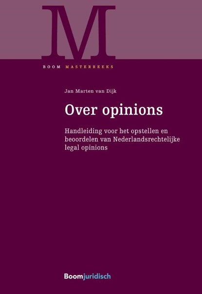 Over opinions, Jan Marten van Dijk - Gebonden - 9789462902299