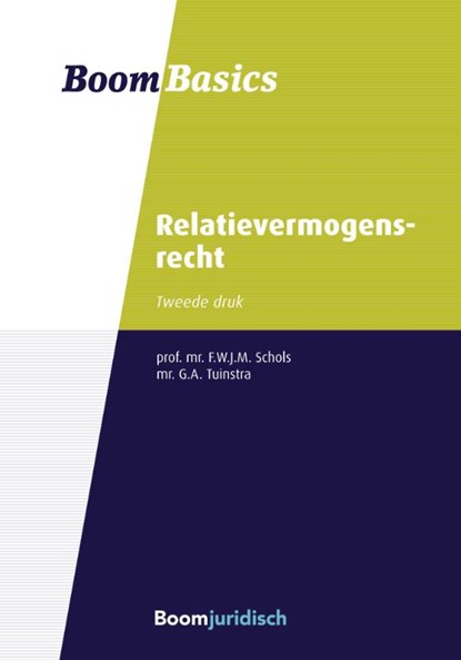 Boom basics relatievermogensrecht, F.W.J.M. Schols ; G.A. Tuinstra - Paperback - 9789462902534