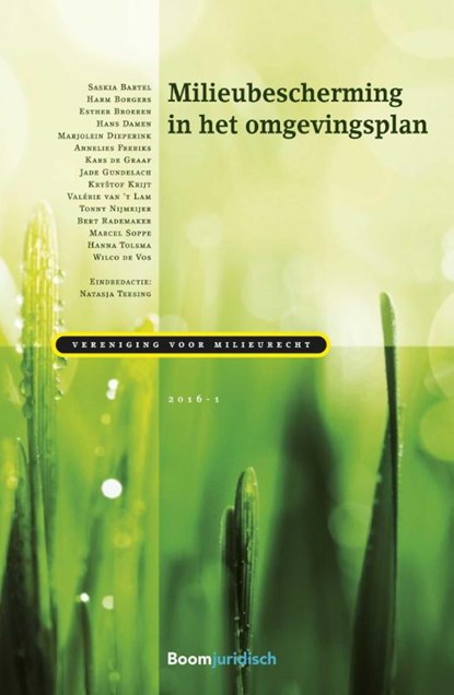 Milieubescherming in het omgevingsplan, niet bekend - Paperback - 9789462903586