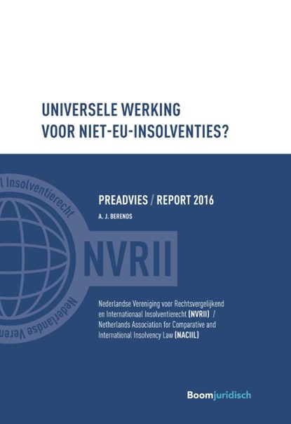 Universele werking voor niet-EU-insolventies?, niet bekend - Paperback - 9789462904200