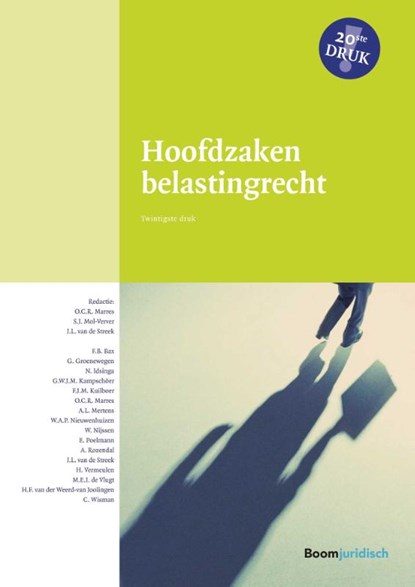 Hoofdzaken belastingrecht, Otto Marres ; Suzanne Mol-Verver ; Jan van de Streek - Gebonden - 9789462904934