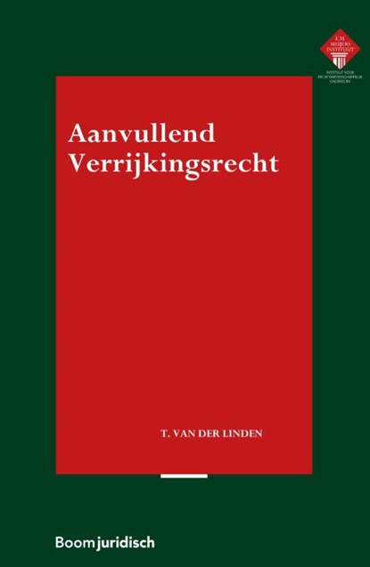 Aanvullend Verrijkingsrecht, Teun van der Linden - Paperback - 9789462906785