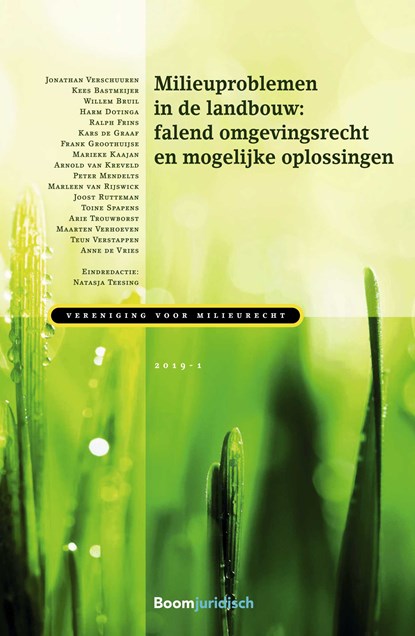 Milieuproblemen in de landbouw: falend omgevingsrecht en mogelijke oplossingen (1e druk), Jonathan Verschuuren - Paperback - 9789462907218