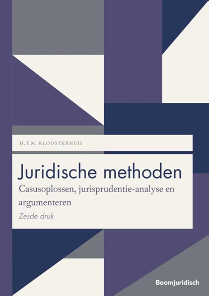 Juridische methoden, H.T.M. Kloosterhuis - Paperback - 9789462907713