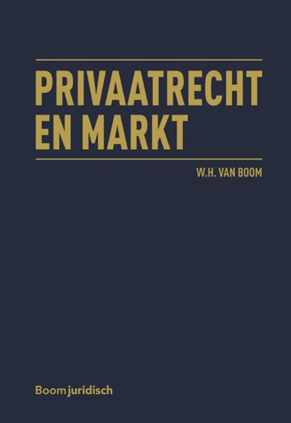 Privaatrecht en markt, W.H. van Boom - Gebonden - 9789462907904