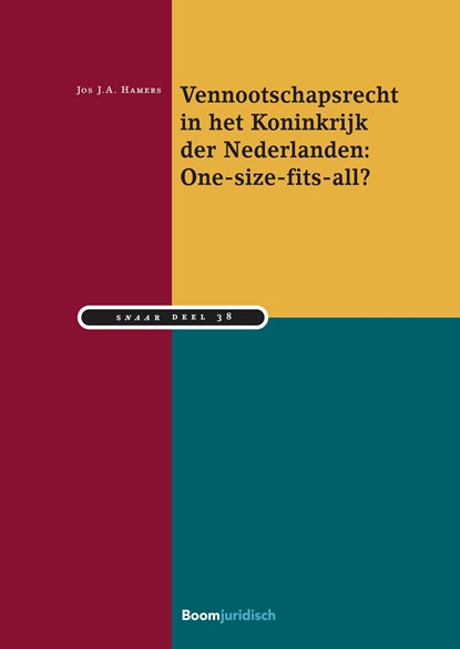 Vennootschapsrecht in het Koninkrijk der Nederlanden: One-size-fits-all?, Jos J.A. Hamers - Paperback - 9789462908093