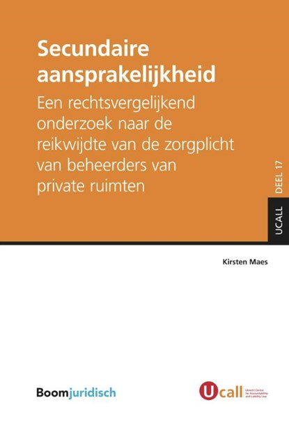 Secundaire Aansprakelijkheid, Kirsten Maes - Paperback - 9789462908376