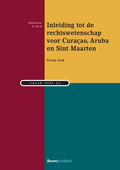 Inleiding tot de rechtswetenschap voor Curaçao, Aruba en Sint Maarten, P. Klik - Paperback - 9789462909366