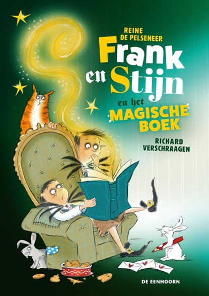 Frank en Stijn en het magische boek, Reine De Pelseneer - Gebonden - 9789462916951