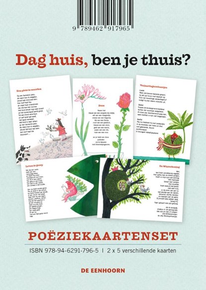 Poëziekaartenset 'Dag huis, ben je thuis?', Riet Wille - Losbladig - 9789462917965