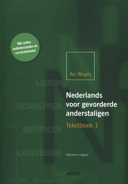 Nederlands voor gevorderde anderstaligen, An Wuyts - Paperback - 9789462927704