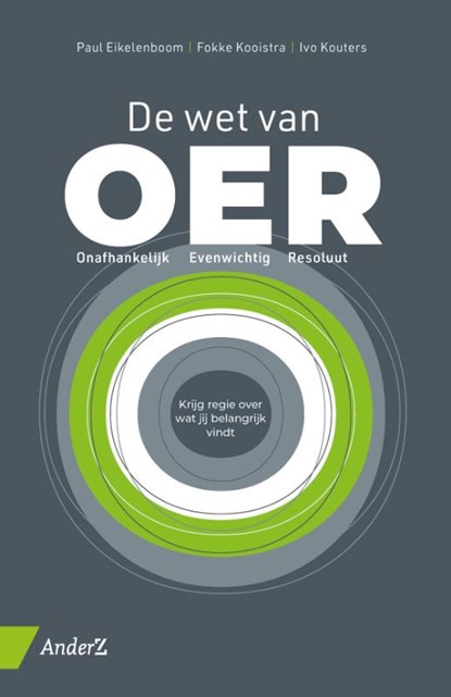 De wet van OER, Paul Eikelenboom ; Fokke Kooistra ; Ivo Kouters - Paperback - 9789462961968
