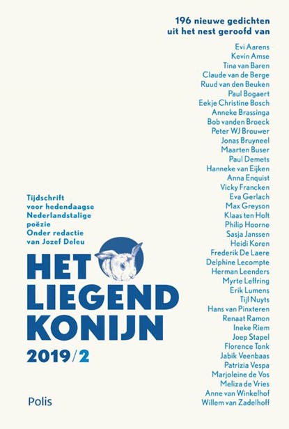 Het Liegend Konijn 2019/2, Jozef Deleu - Gebonden - 9789463104692