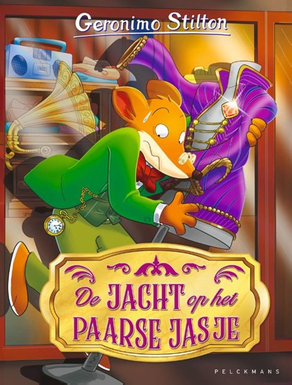 De jacht op het paarse jasje, Geronimo Stilton - Gebonden - 9789463106269