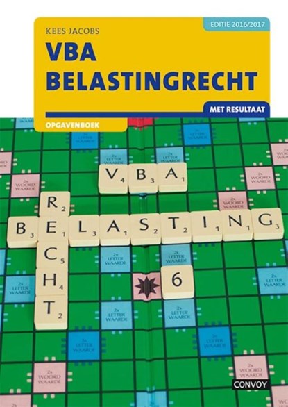 VBA Belastingrecht 2016-2017 Opgavenboek, C.J.M. Jacobs - Paperback - 9789463170260